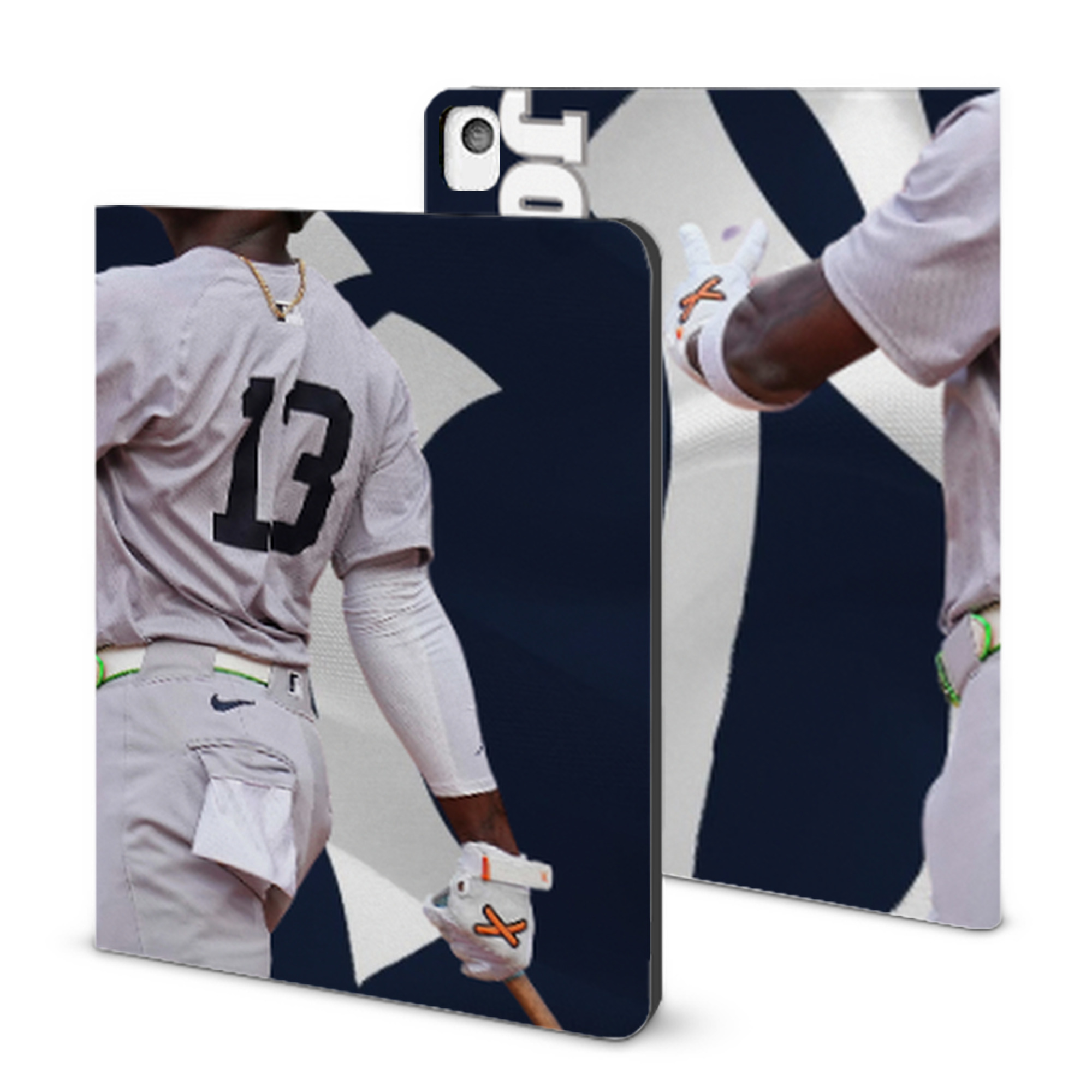 Jazz Chisholm Jr. 47 IPad Book-Style Case With Pencil Slot – Slim PU & TPU Cover – Full Protection, Precise Fit, Water & Scratch Resistant